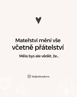 Mateřství změní tolik věcí – včetně přátelství. 💕 Noční hovory se mění na ranní zprávy a setkání u kávičky dost...