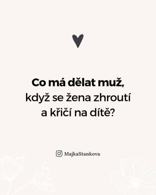 Křik mámy na dítě neznamená, že selhala.� Často to znamená jen to, že je přehlcená, vyčerpaná a na všechno sama 😪 A právě...